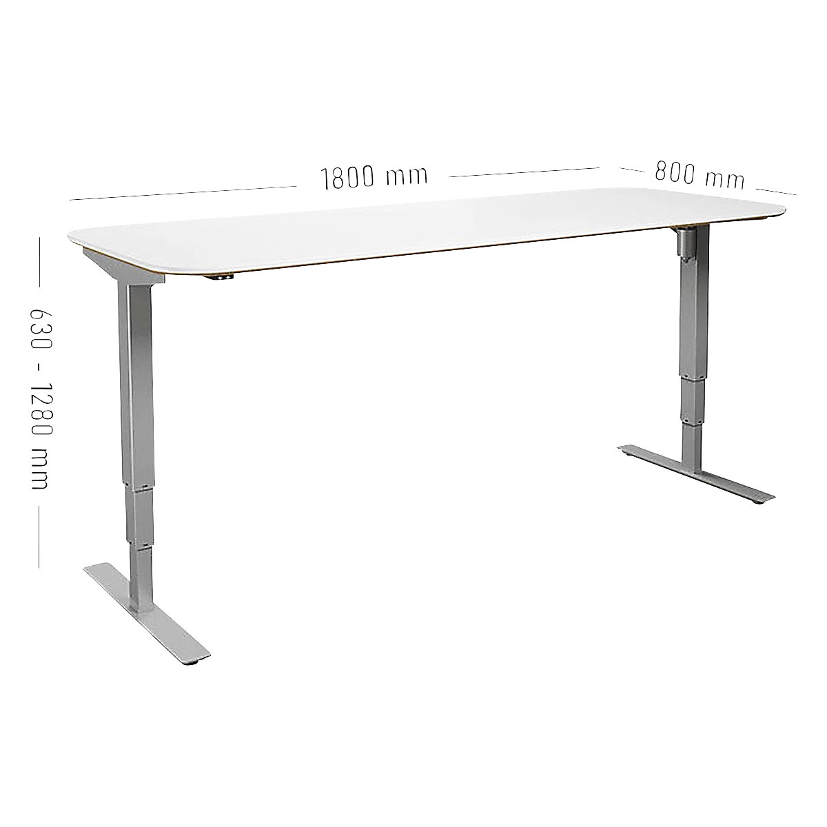 Birou Atlanta Trend, înălțime reglabilă electric (Imagine produs 7)-6