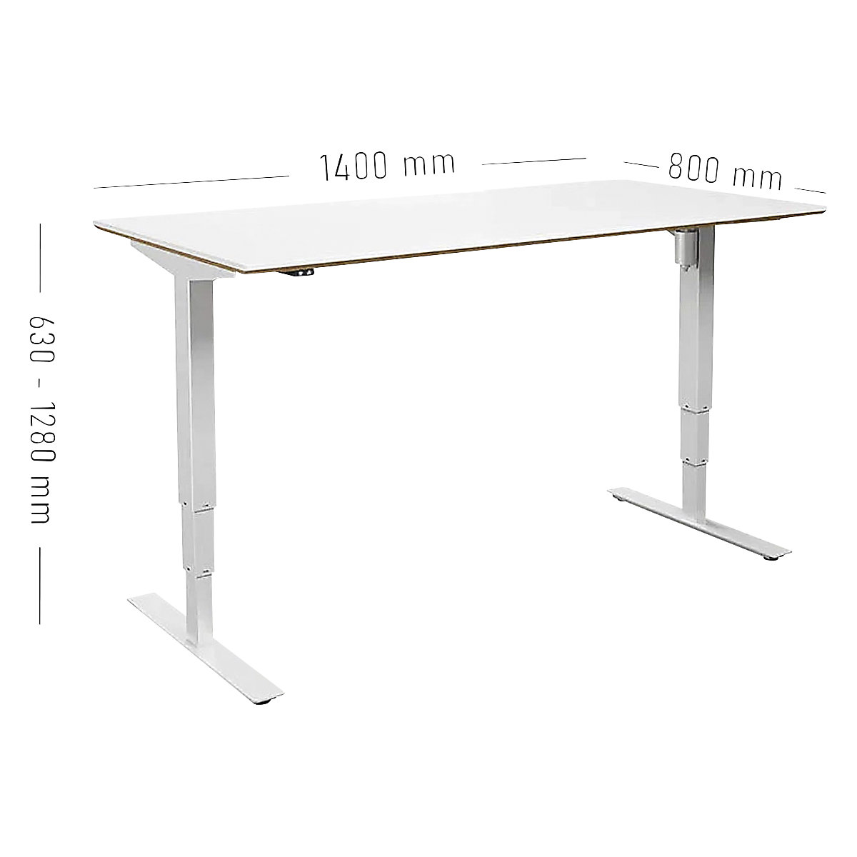 Birou Atlanta Trend, înălțime reglabilă electric (Imagine produs 4)-3