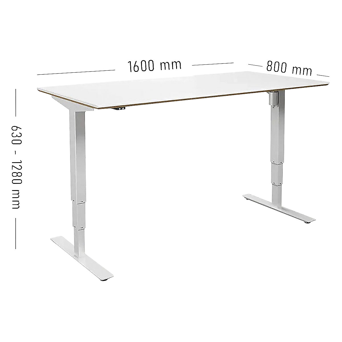 Birou Atlanta Trend, înălțime reglabilă electric (Imagine produs 4)-3