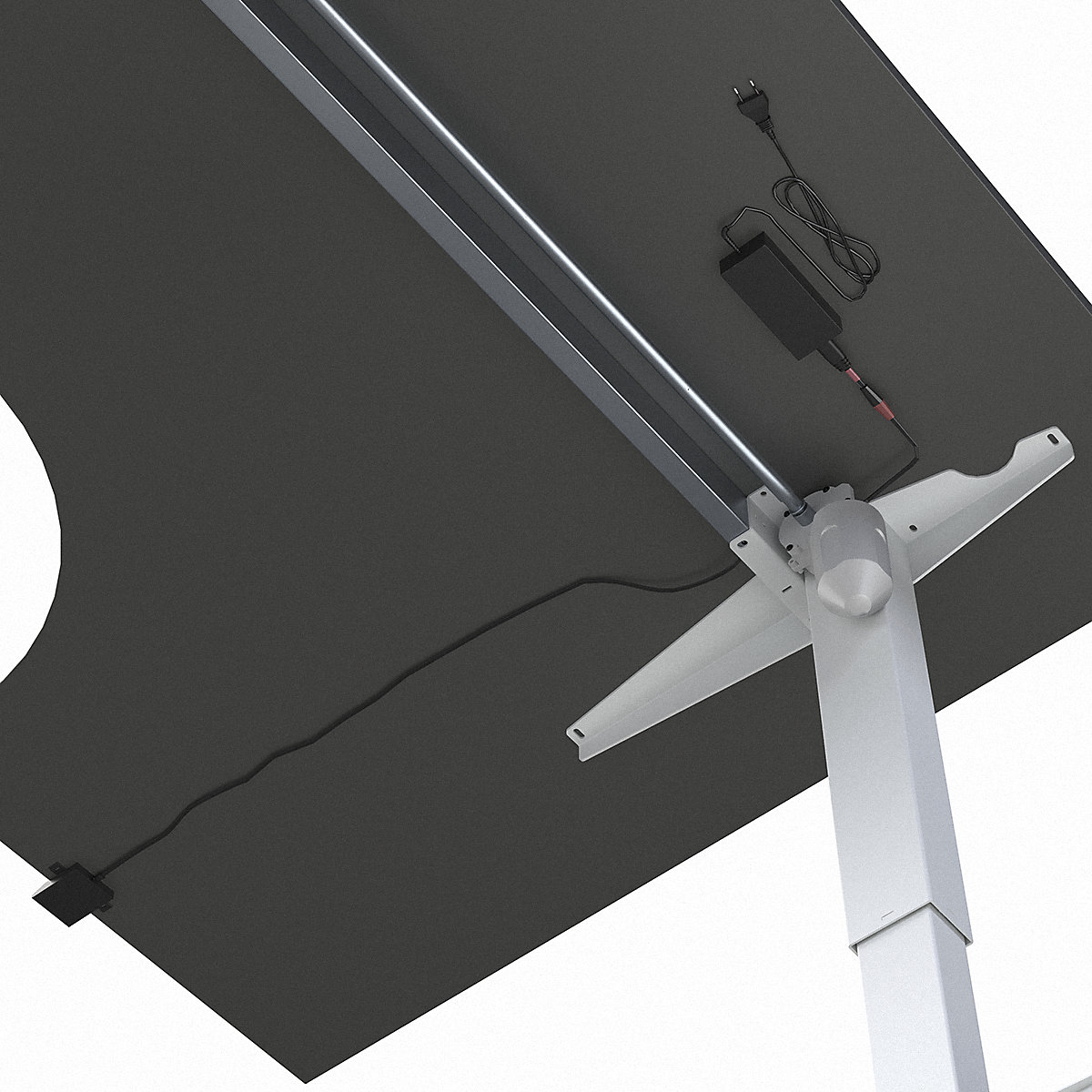 Birou Venla, înălțime reglabilă electric – eurokraft basic (Imagine produs 7)-6