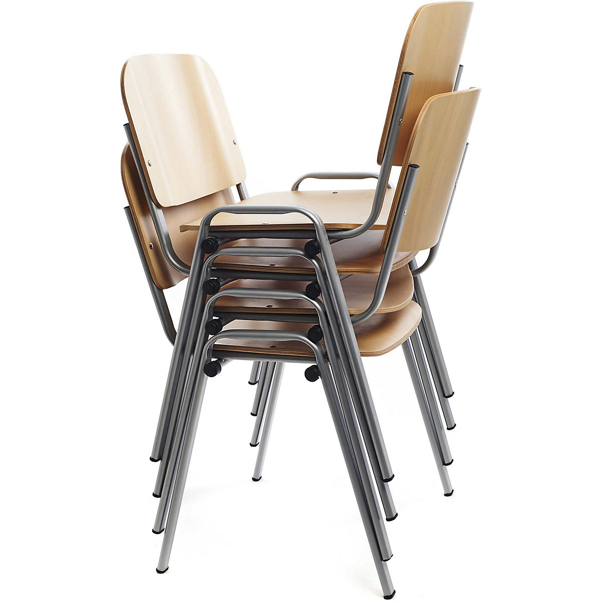 Scaun care poate fi stivuit, formă ergonomică (Imagine produs 6)-5