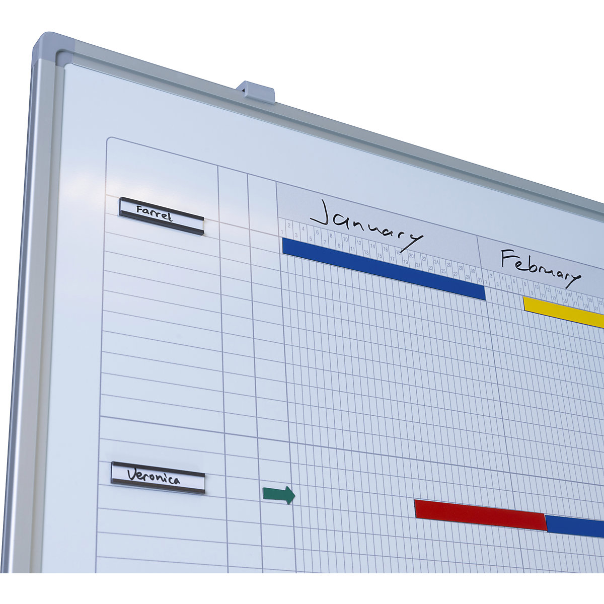 Planificator anual, neutru – eurokraft basic (Imagine produs 6)-5