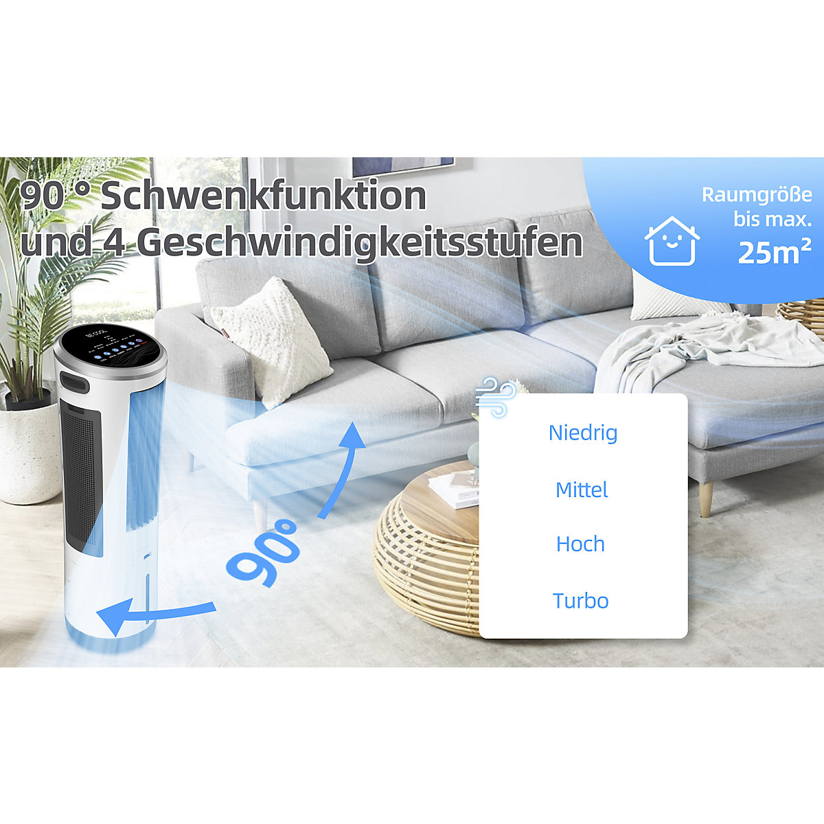 Schładzacz powietrza z funkcją odstraszania komarów (Zdjęcie produktu 5)-4