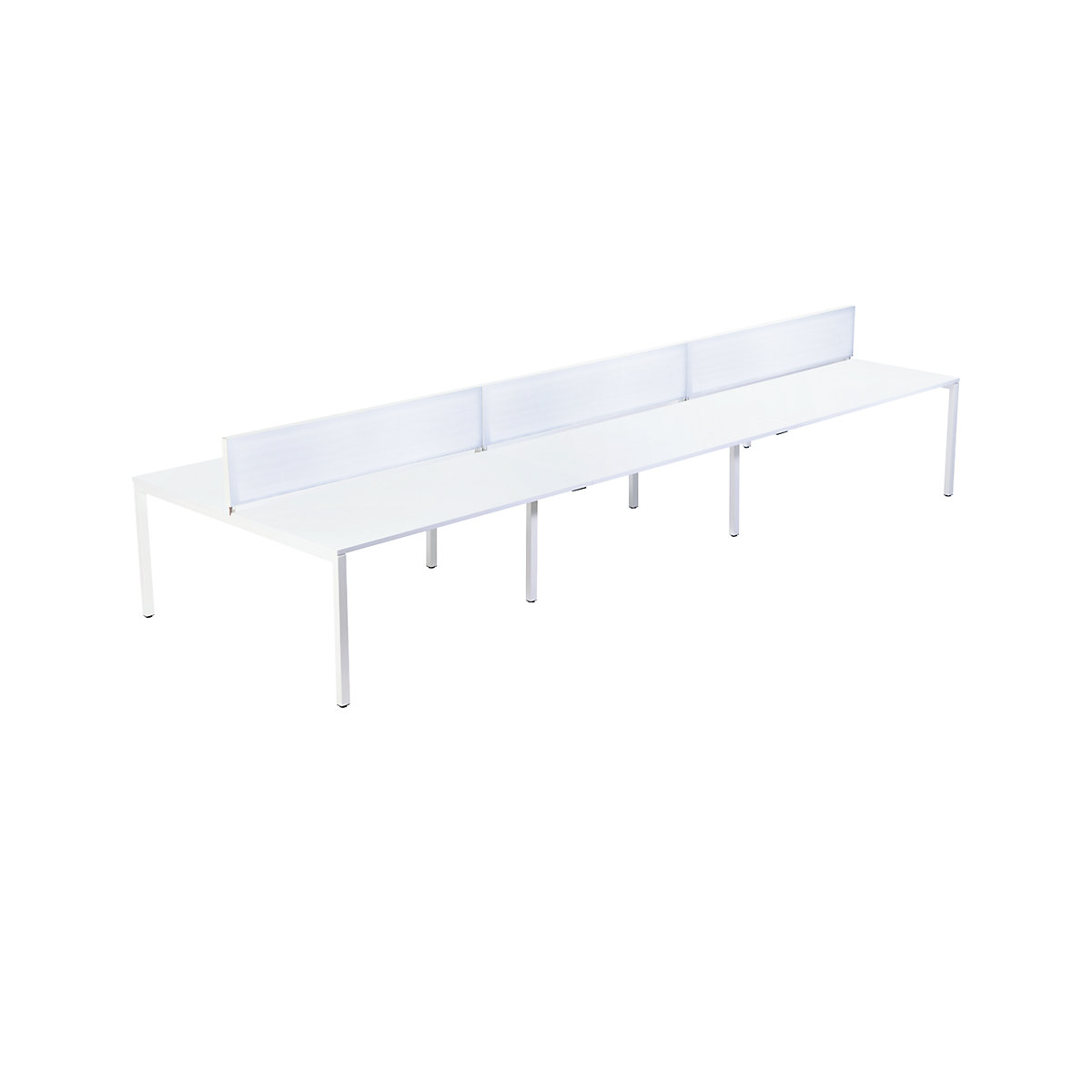 Biurko zespołowe dla 6 osób – EasyDesk (Zdjęcie produktu 2)-1