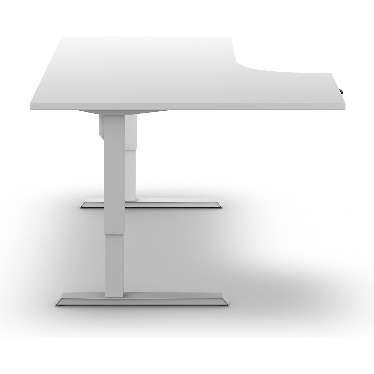 Biurko Venla, z elektryczną regulacją wysokości – eurokraft basic (Zdjęcie produktu 5)-4