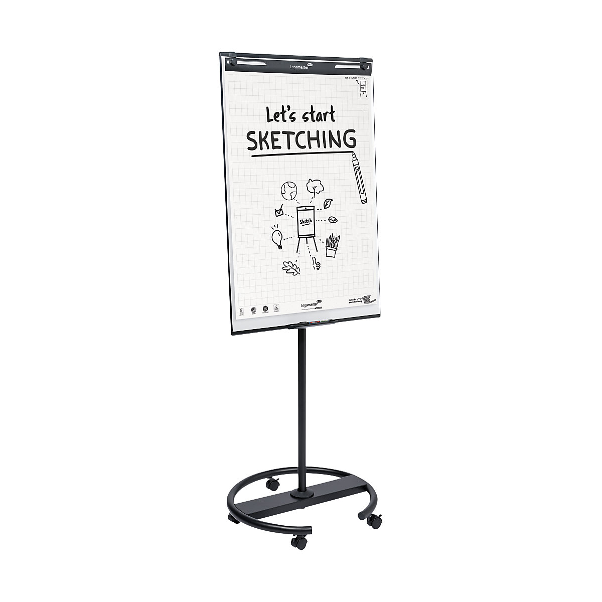 Flipchart SKETCH EASY – Legamaster (Zdjęcie produktu 5)-4