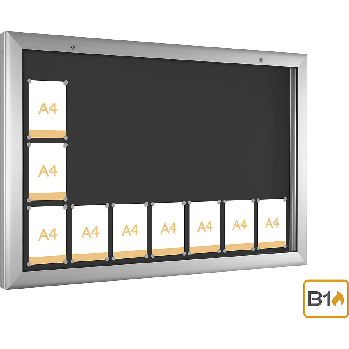 Gablota do zastosowania wewnątrz i na zewnątrz budynku (Zdjęcie produktu 4)-3