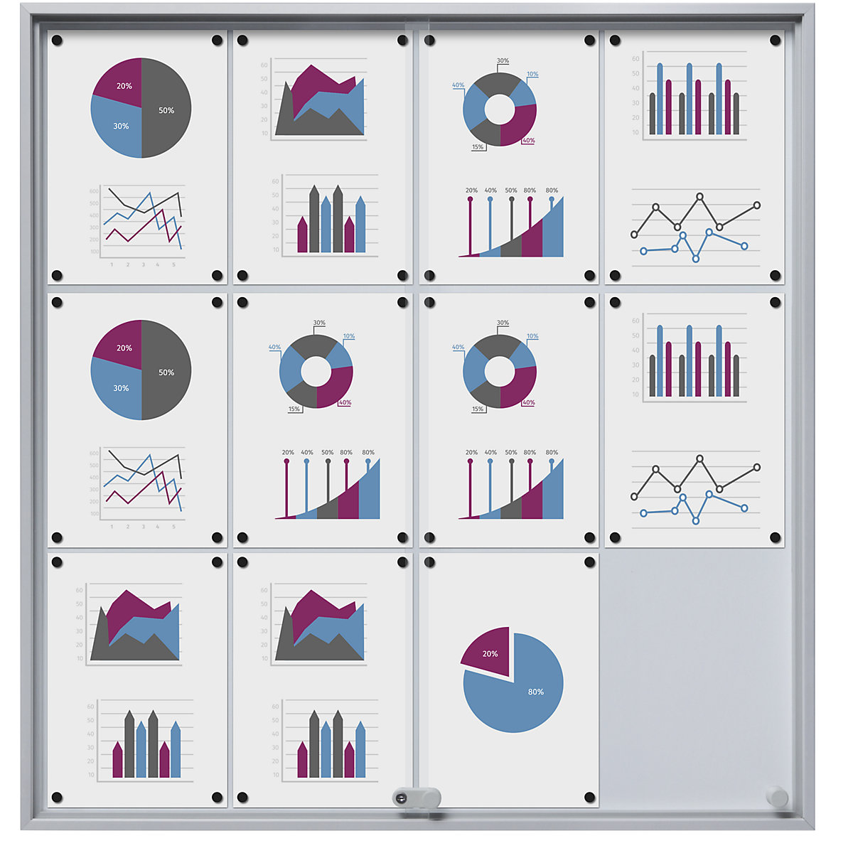 Gablota z drzwiami przesuwnymi – eurokraft pro (Zdjęcie produktu 2)-1