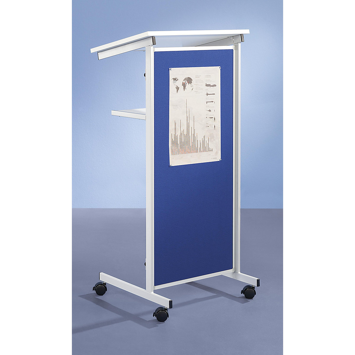 Pulpit mówcy, 2 półki (Zdjęcie produktu 3)-2