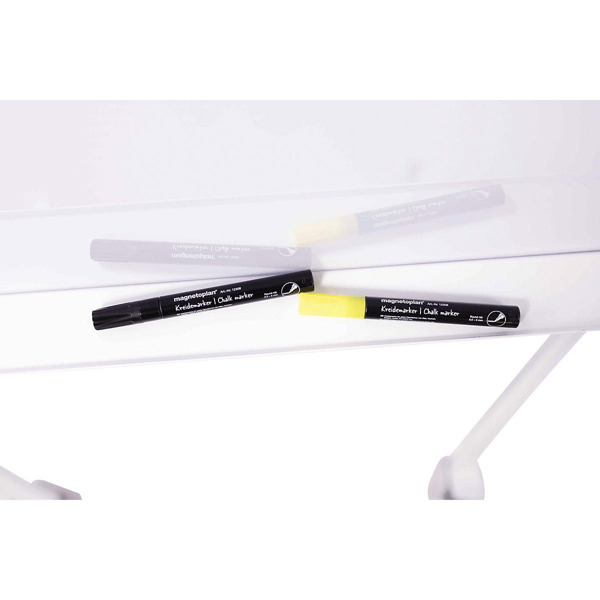 Designerska tablica szklana, mobilna – magnetoplan (Zdjęcie produktu 10)-9