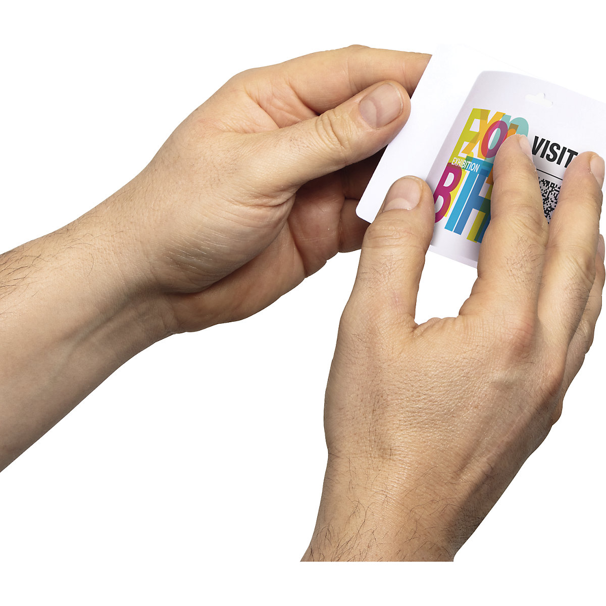 Identyfikator VISITOR BADGE – DURABLE (Zdjęcie produktu 4)-3