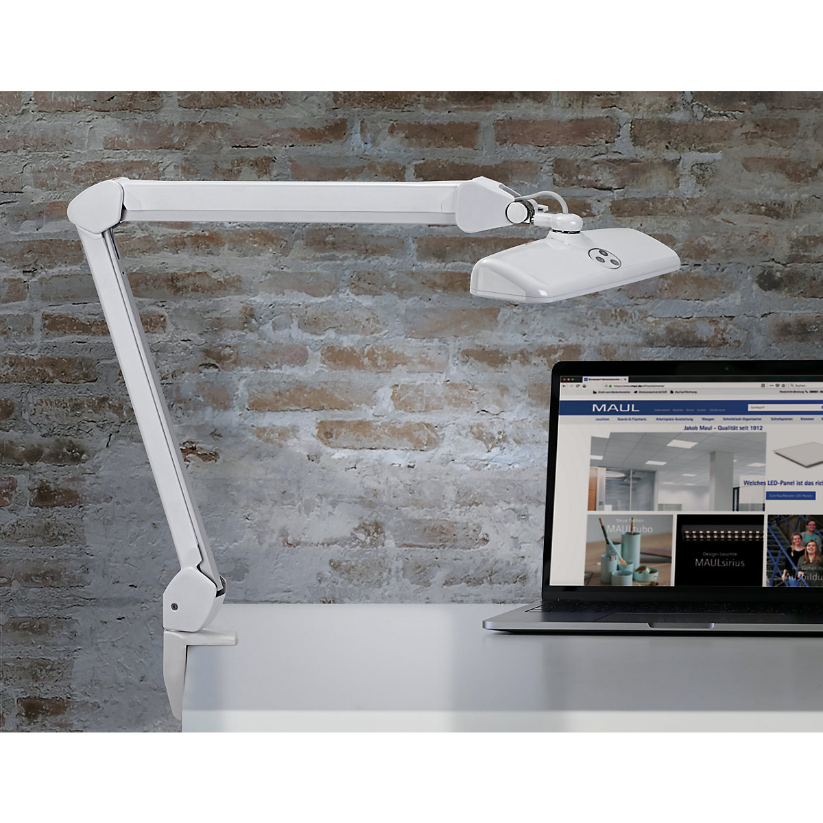 Lampa LED do oświetlenia stanowiska pracy MAULintro – MAUL (Zdjęcie produktu 9)-8