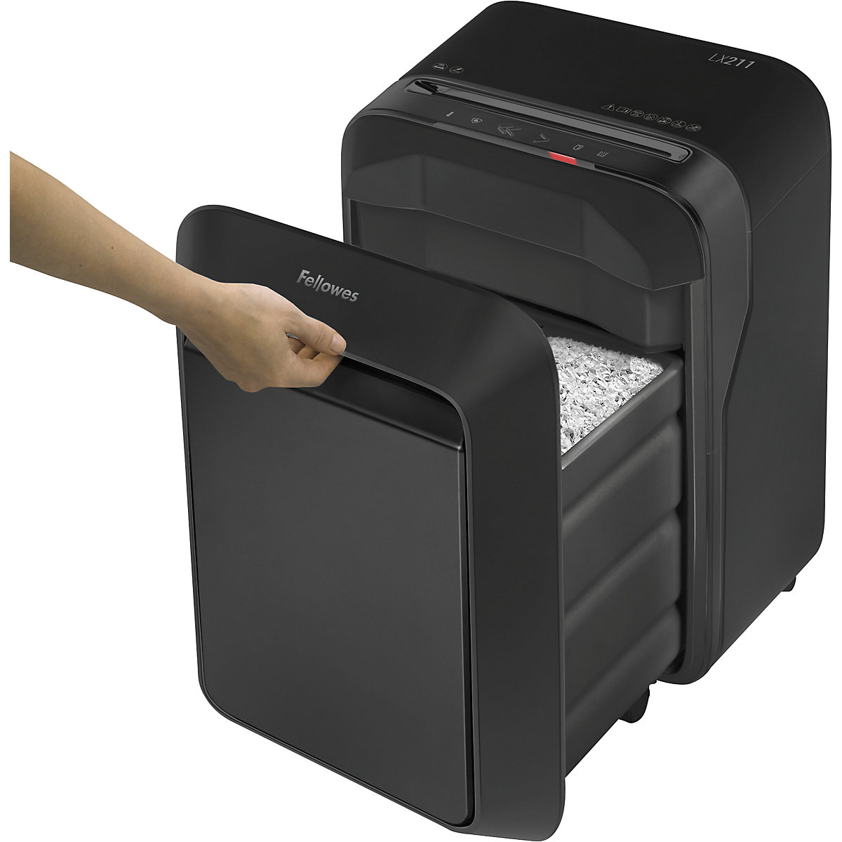 Niszczarka dokumentów LX211 – Fellowes (Zdjęcie produktu 5)-4
