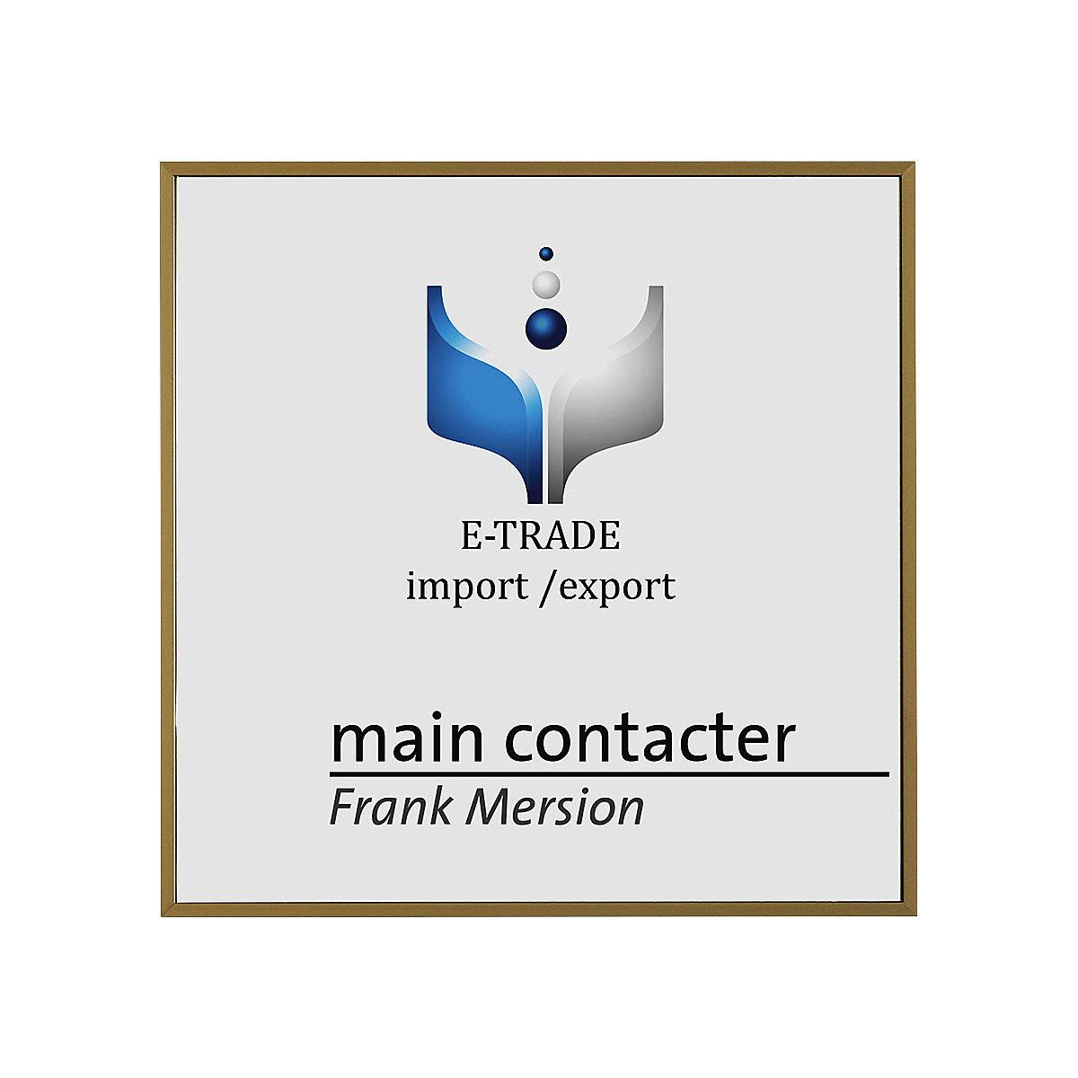 Tabliczka na drzwi MADRID Bronze Line&trade;