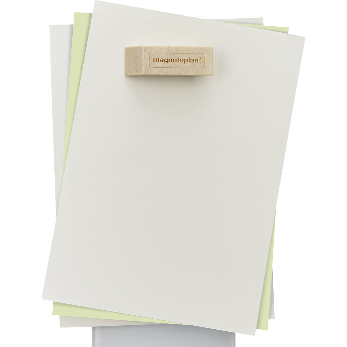 Plots magnétiques en bois design, lot de 4 – magnetoplan (Illustration du produit 3)-2