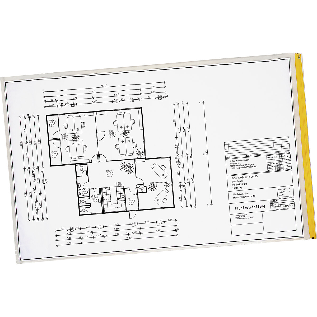 Pochette de protection pour plans – EICHNER