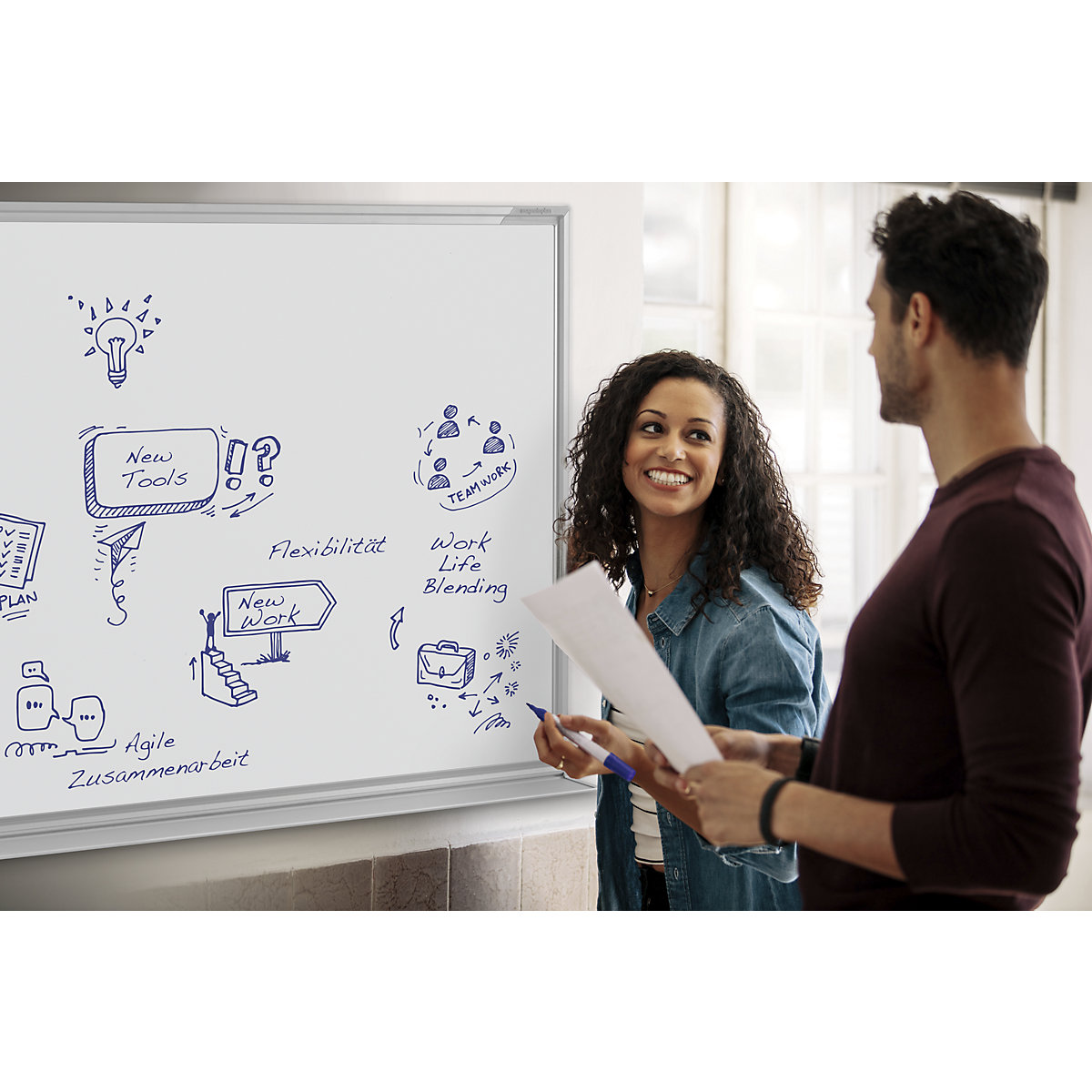 Kit tableau blanc type SP – magnetoplan (Illustration du produit 4)-3