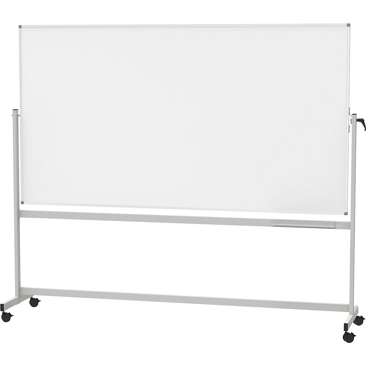 Tableau blanc mobile MAULstandard – MAUL, tôle d'acier émaillée, l x h 2200 x 1200 mm-3
