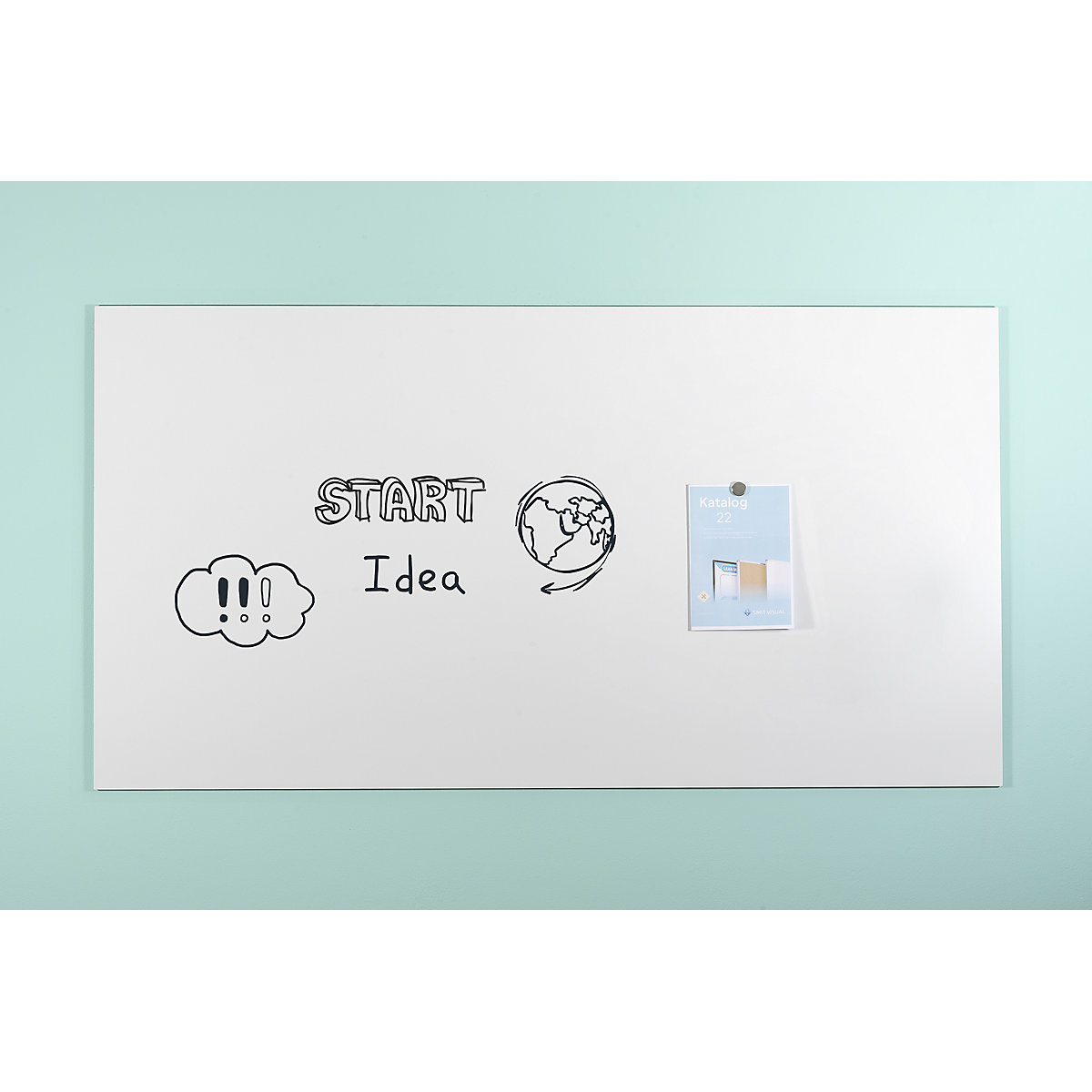 Tableau blanc sans cadre – SMIT VISUAL (Illustration du produit 3)-2