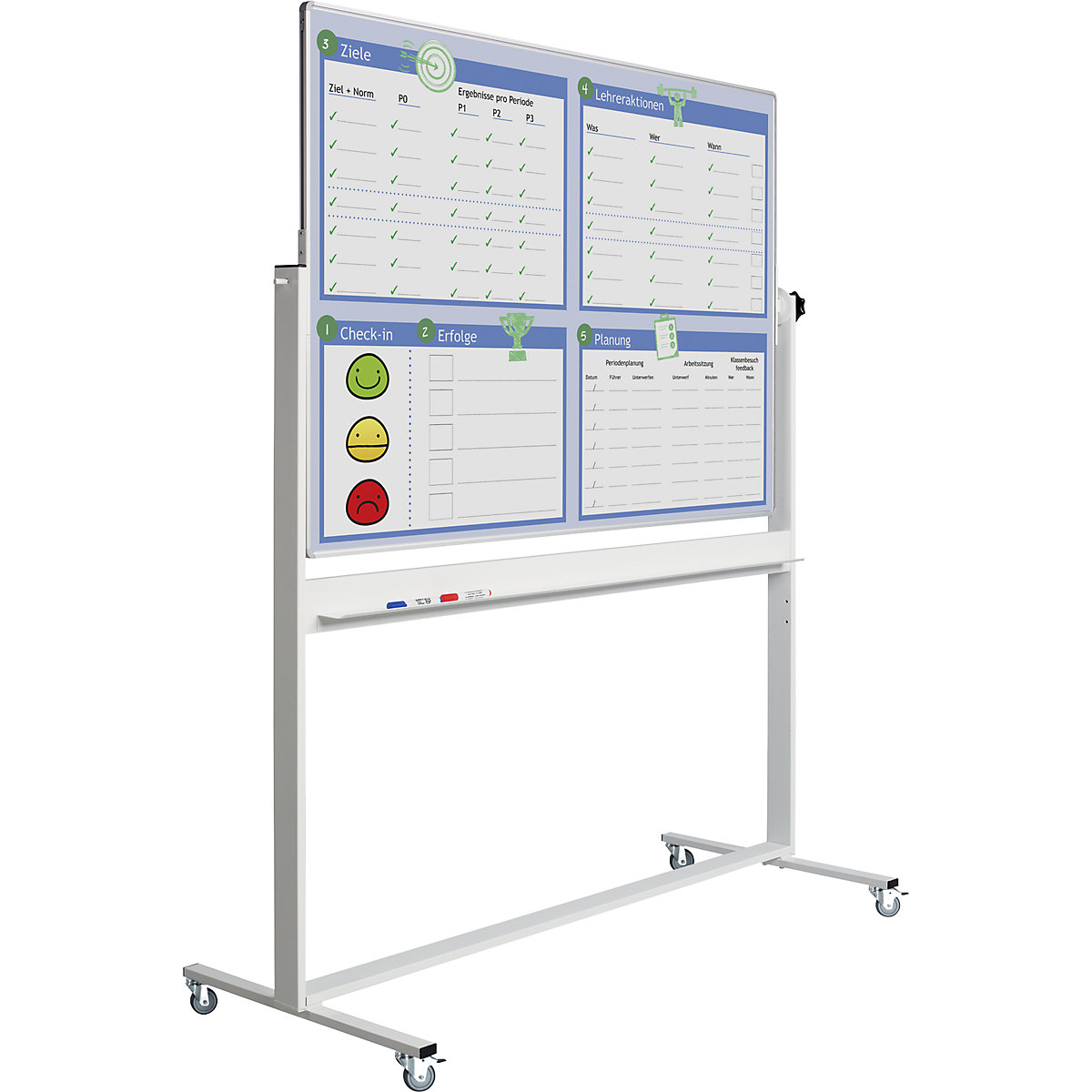 Tableau pivotant mobile à impression personnalisée – eurokraft pro (Illustration du produit 22)-21