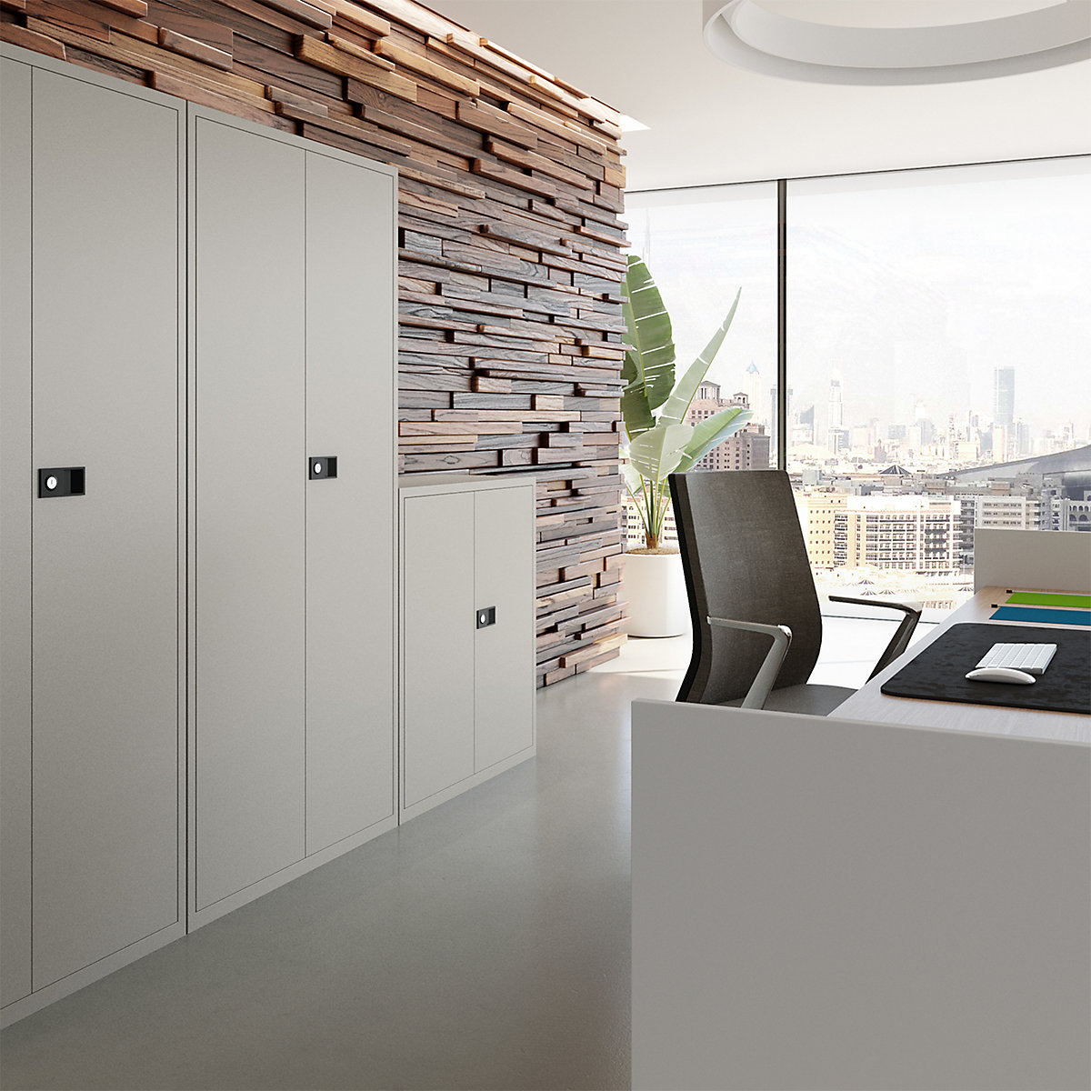 Armoire à portes battantes UNIVERSAL – BISLEY (Illustration du produit 3)-2