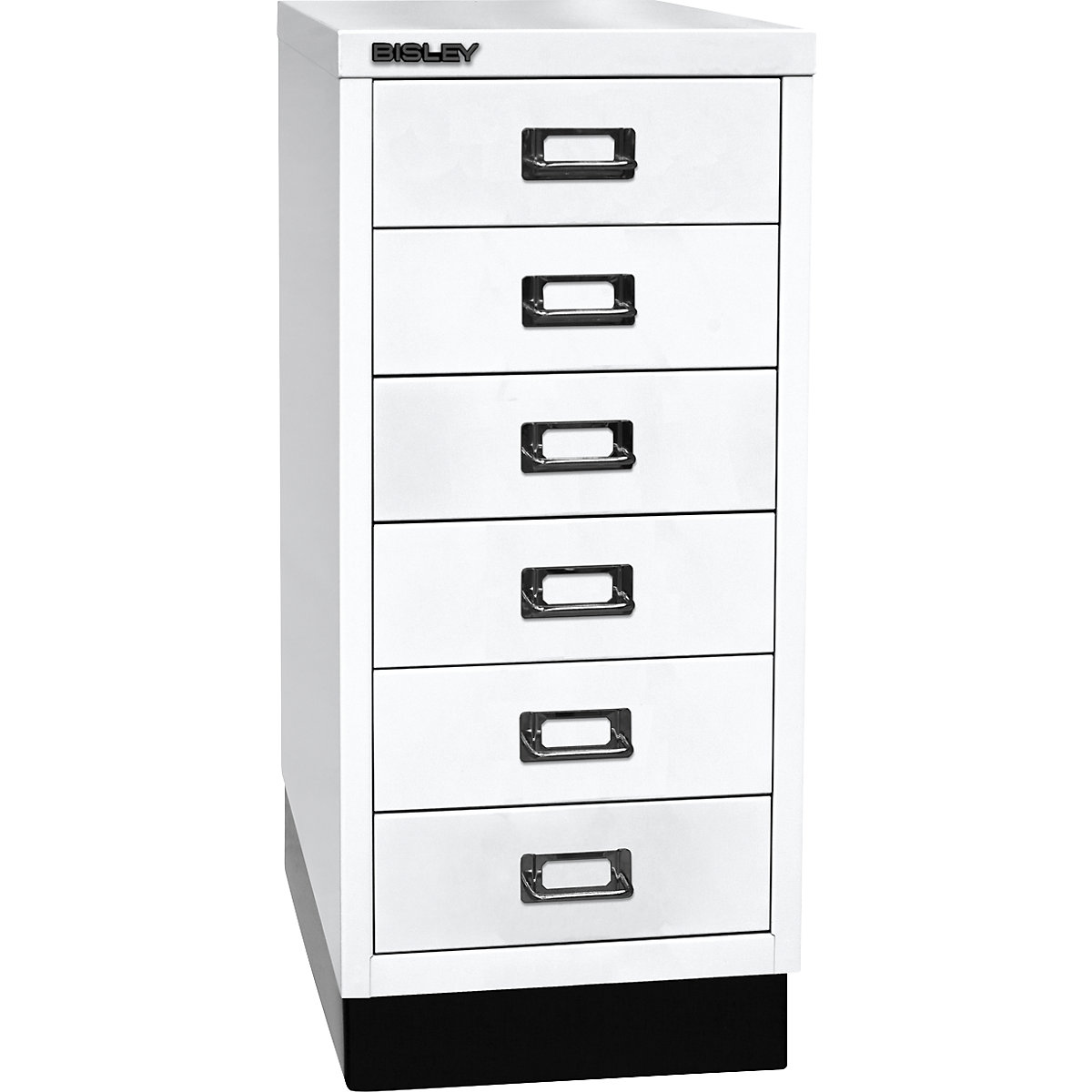 MultiDrawer™ série 29 – BISLEY, avec socle, format A4, 6 tiroirs, blanc trafic-2