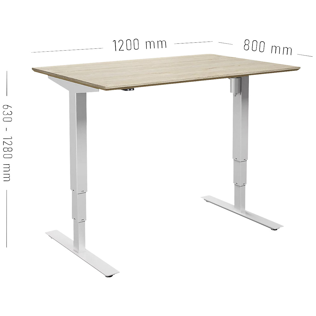 Bureau assis-debout électrique – Atlanta Trend (Illustration du produit 4)-3