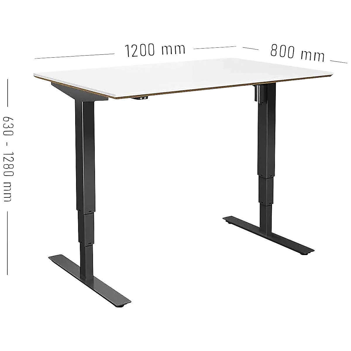 Bureau assis-debout électrique – Atlanta Trend (Illustration du produit 4)-3