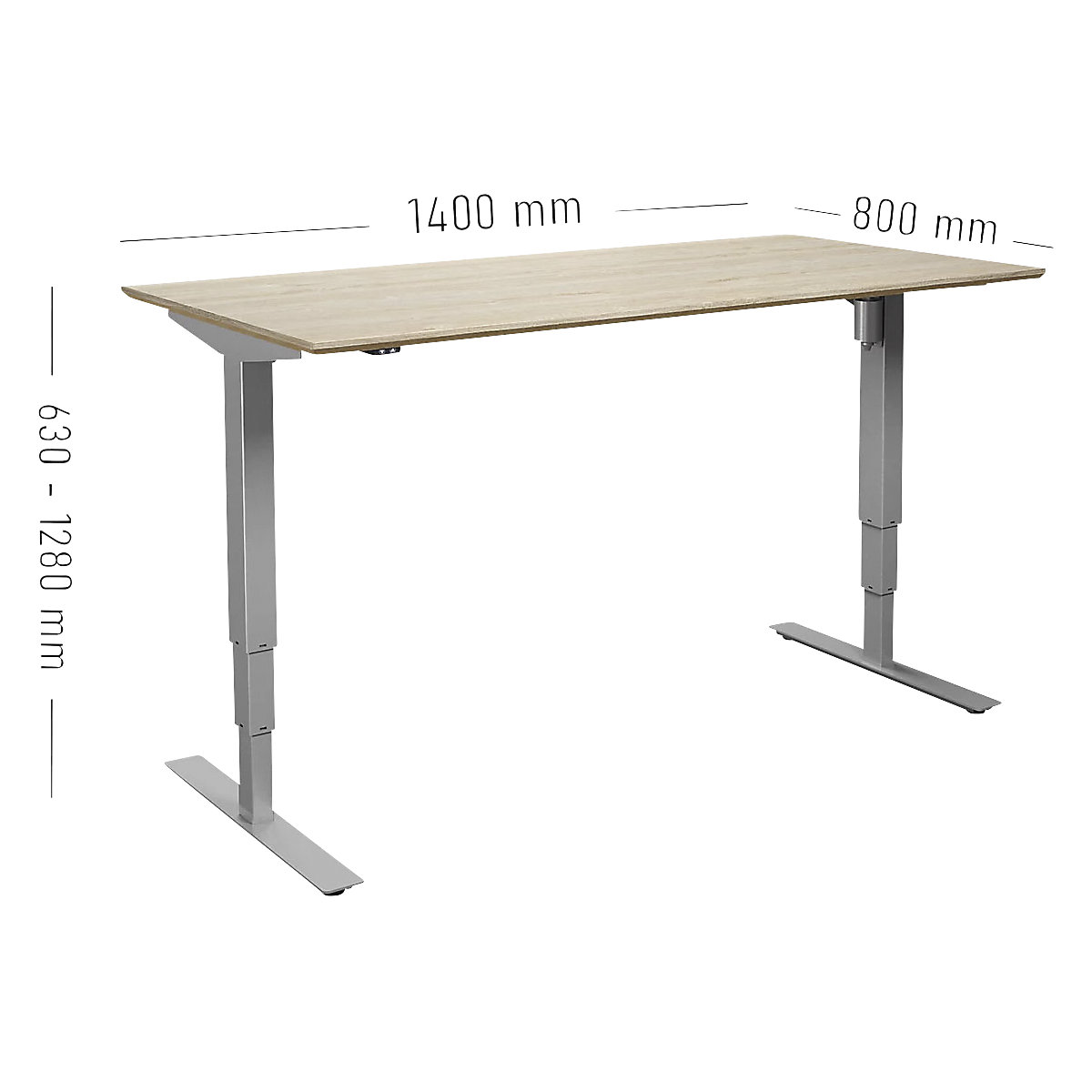 Bureau assis-debout électrique – Atlanta Trend (Illustration du produit 4)-3