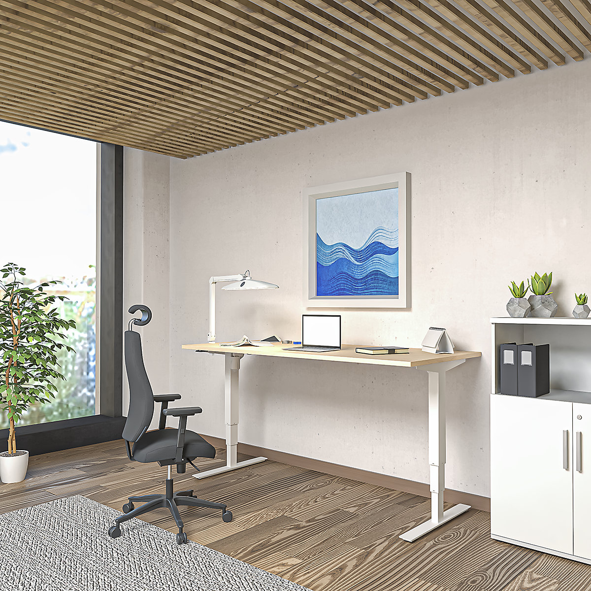 Bureau assis-debout électrique Atlanta (Illustration du produit 11)-10