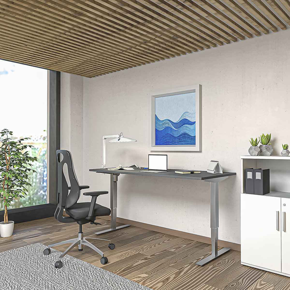 Bureau assis-debout électrique Atlanta (Illustration du produit 12)-11