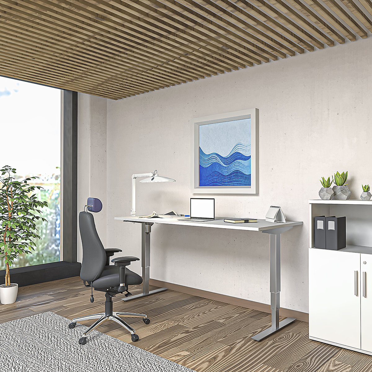 Bureau assis-debout électrique Atlanta (Illustration du produit 13)-12