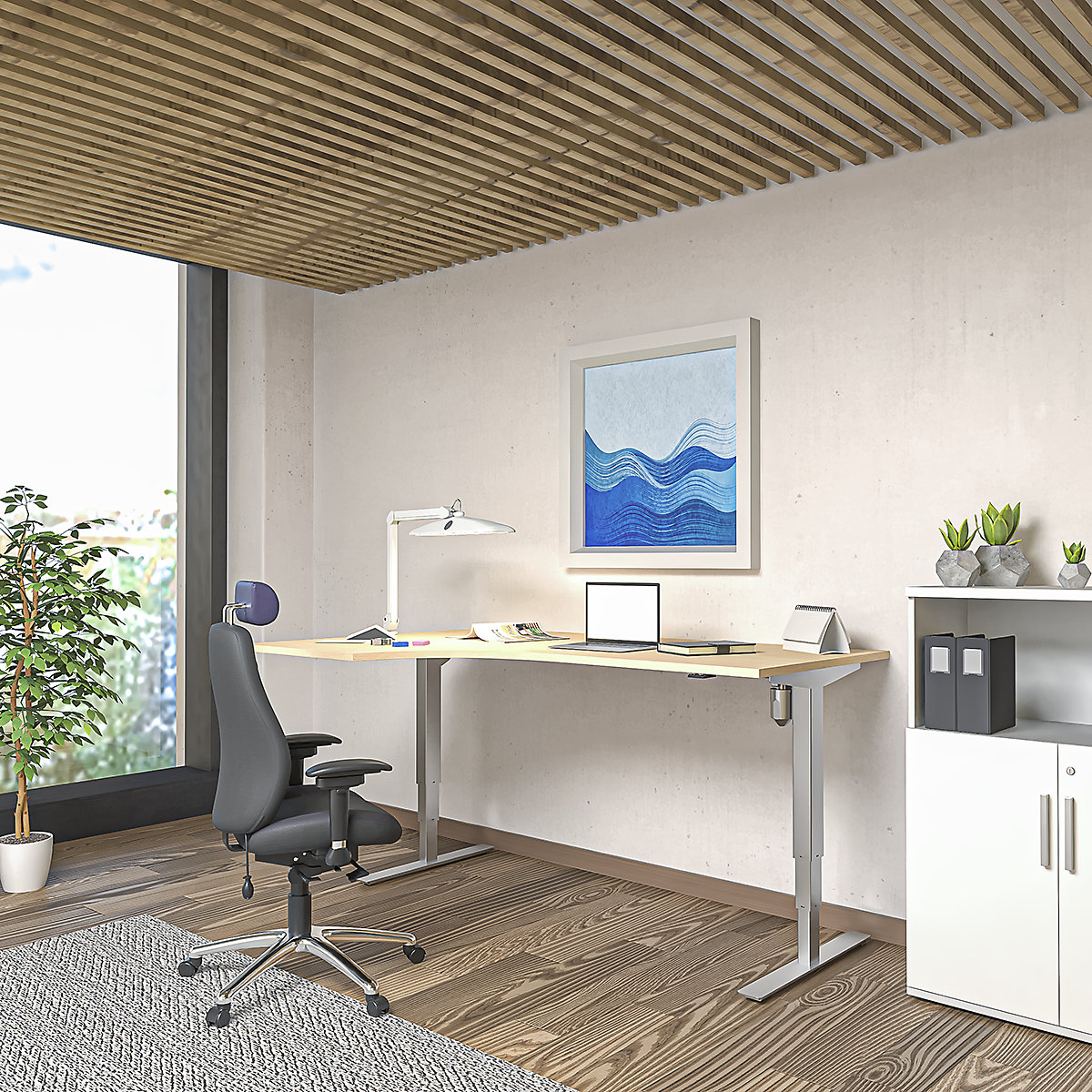 Bureau assis-debout électrique Atlanta (Illustration du produit 6)-5