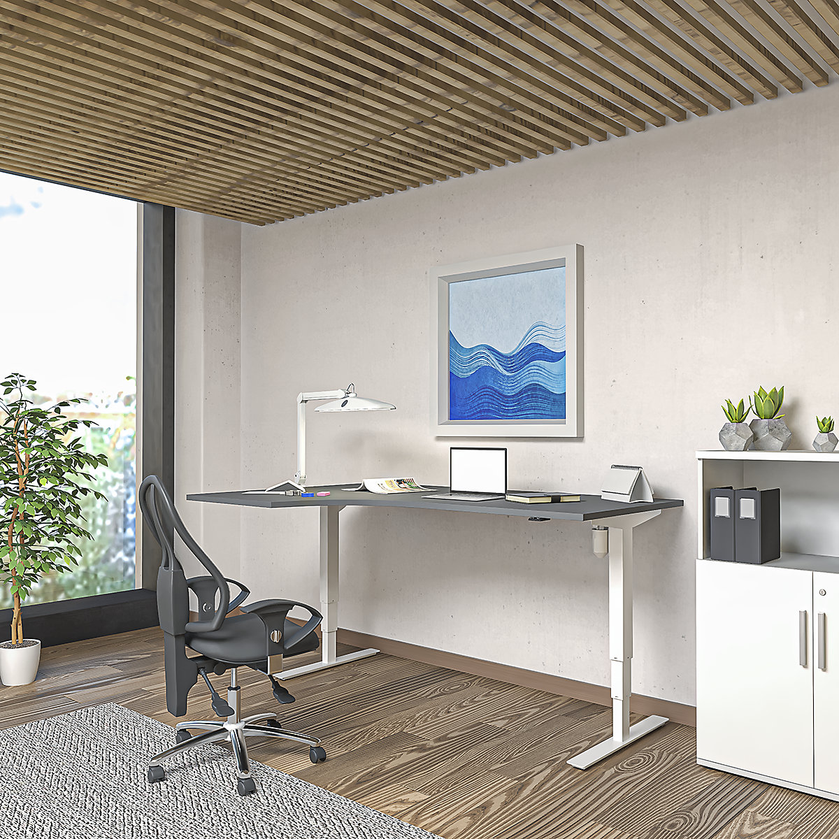 Bureau assis-debout électrique Atlanta (Illustration du produit 6)-5