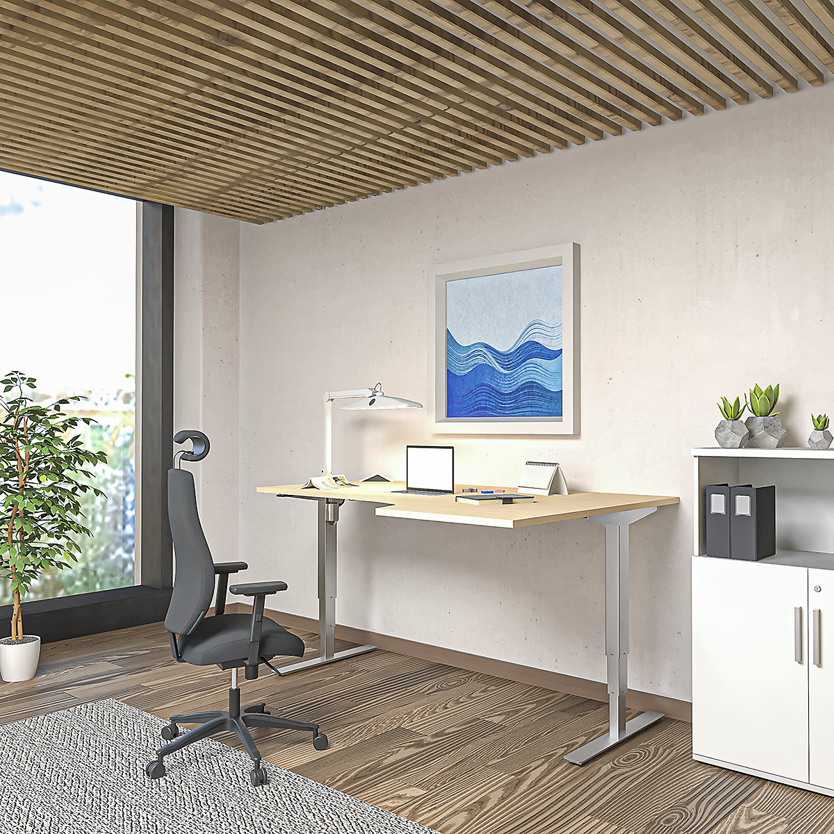 Bureau assis-debout électrique Atlanta (Illustration du produit 6)-5