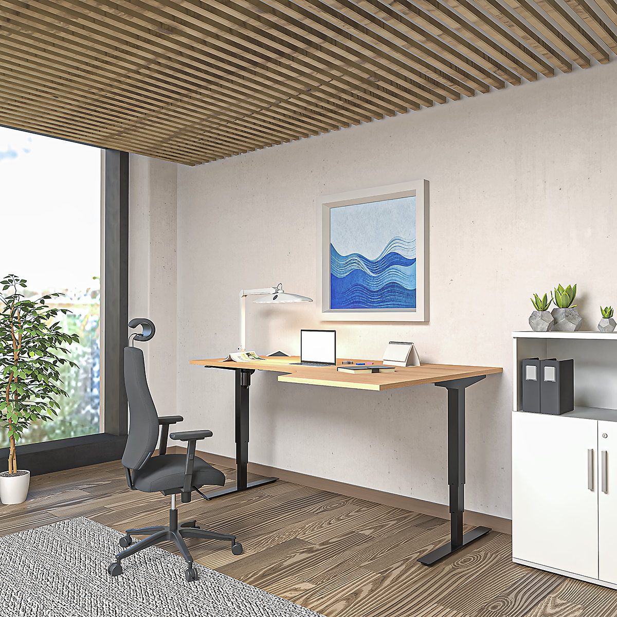 Bureau assis-debout électrique Atlanta (Illustration du produit 6)-5