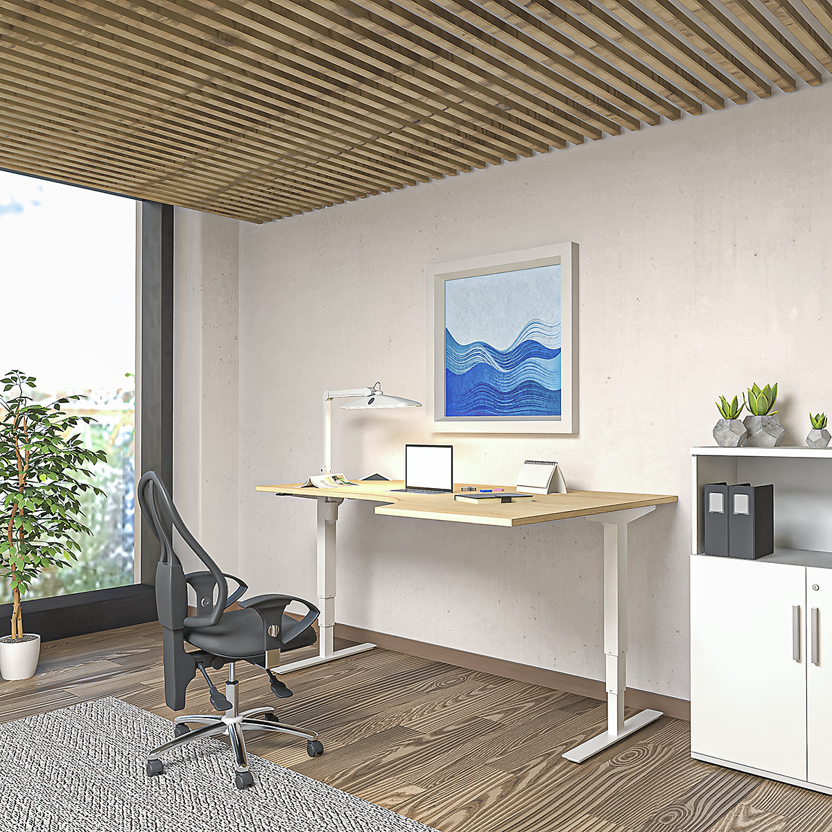 Bureau assis-debout électrique Atlanta (Illustration du produit 6)-5