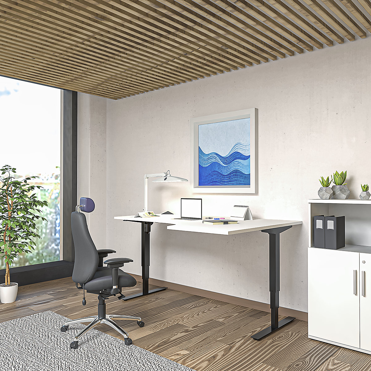 Bureau assis-debout électrique Atlanta (Illustration du produit 6)-5