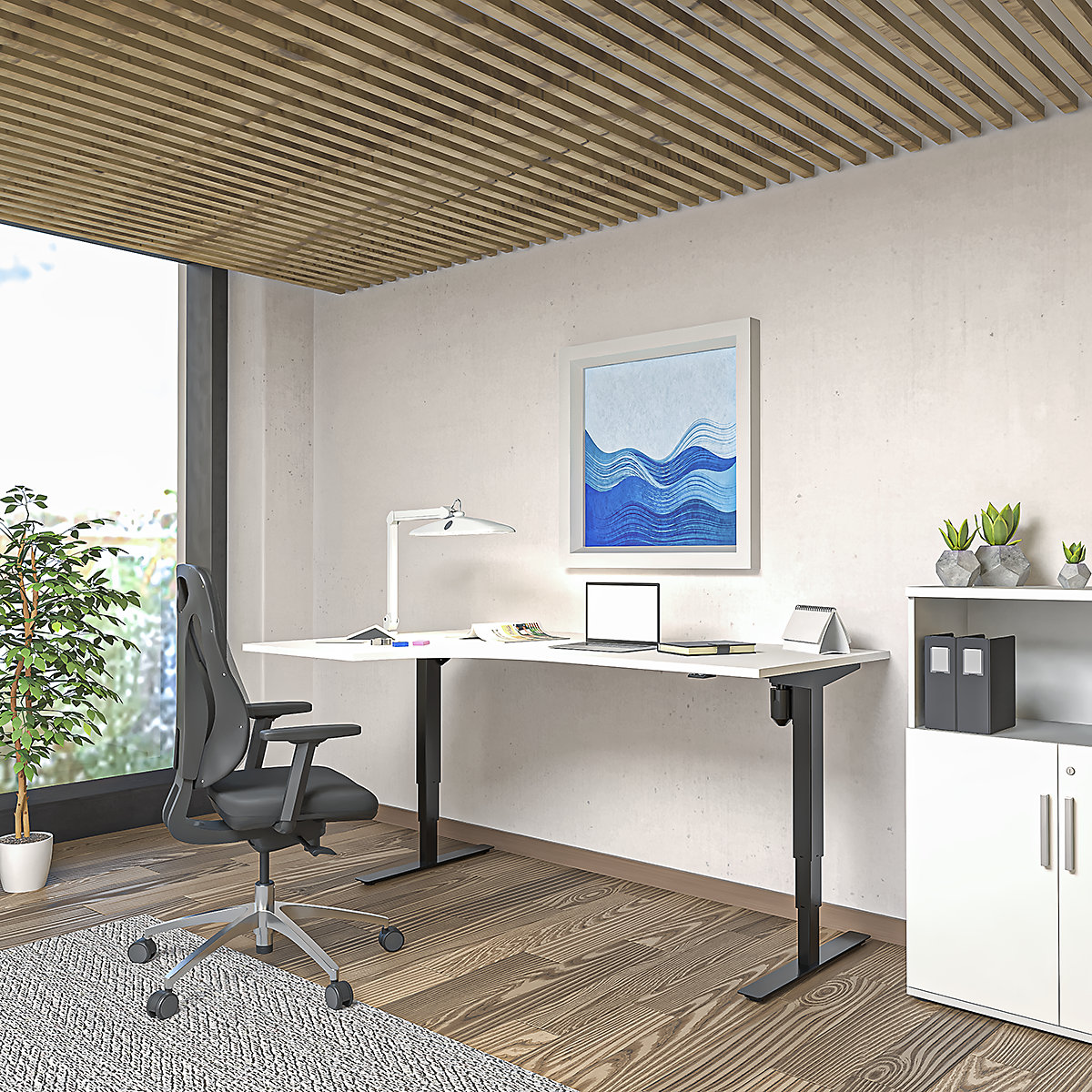 Bureau assis-debout électrique Atlanta (Illustration du produit 6)-5