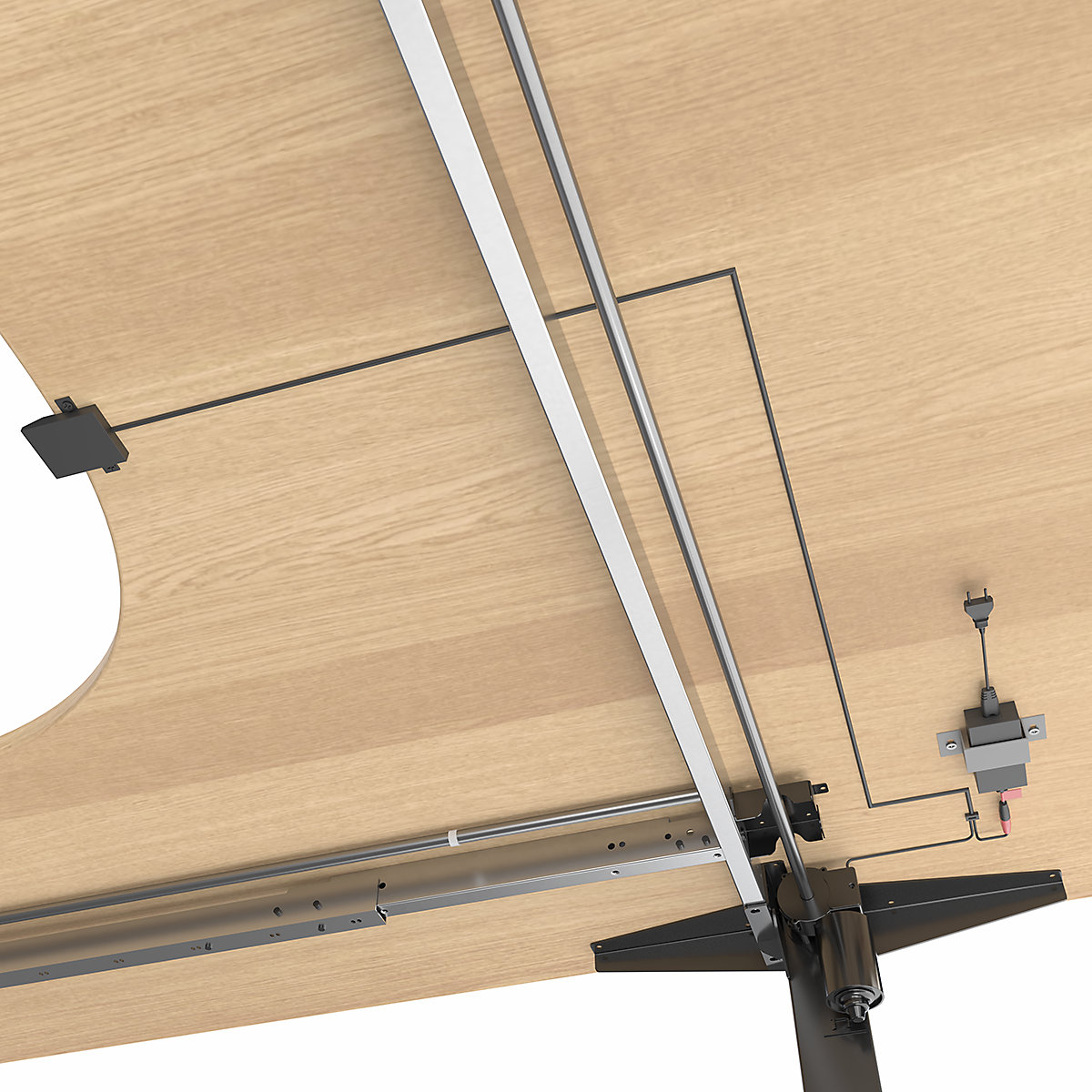 Bureau assis-debout électrique Atlanta (Illustration du produit 7)-6