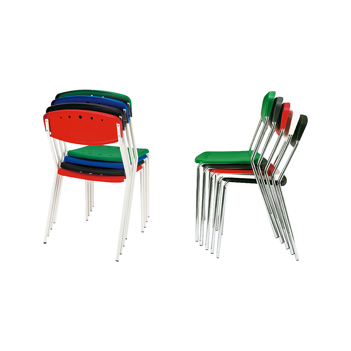 Chaise empilable PENNY, lot de 4 (Illustration du produit 2)-1