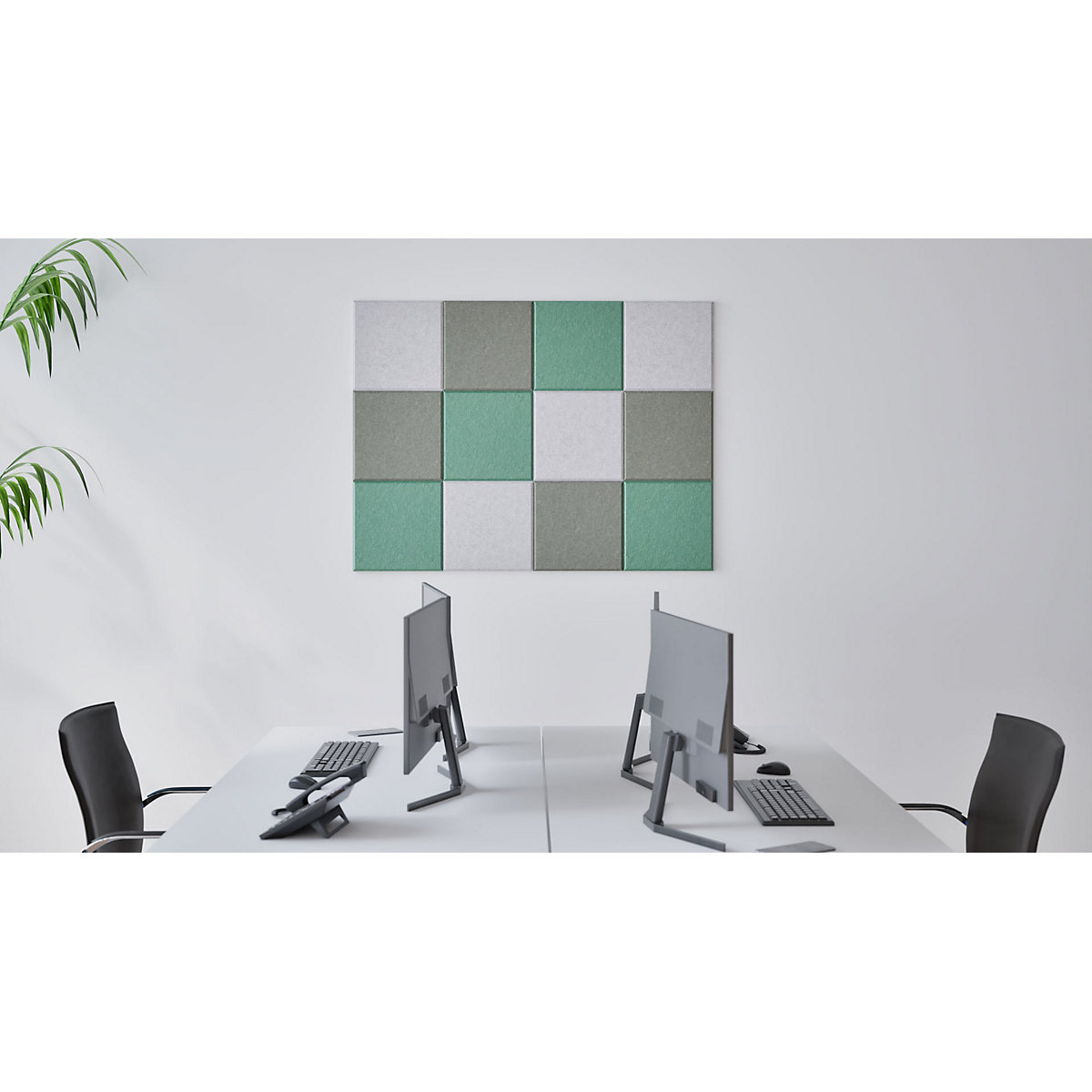 Carreau mural acoustique – eurokraft basic (Illustration du produit 9)-8