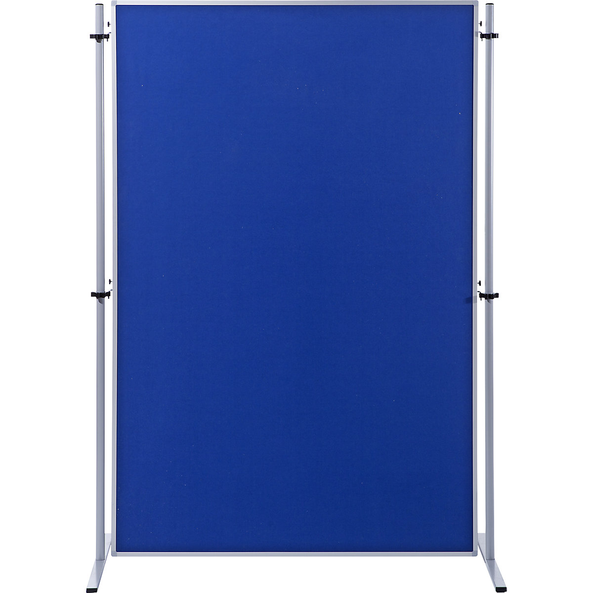 Cloison de séparation – eurokraft basic, habillage tissu, h x l 1800 x 1200 mm, bleu roi, lot de 1-2