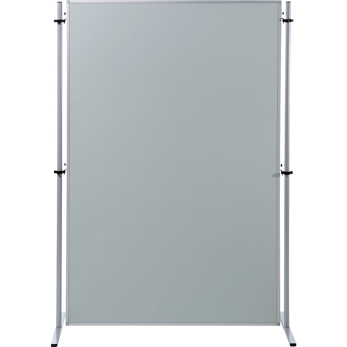 Cloison de séparation – eurokraft basic, habillage tissu, h x l 1800 x 1200 mm, gris clair, lot de 1-4