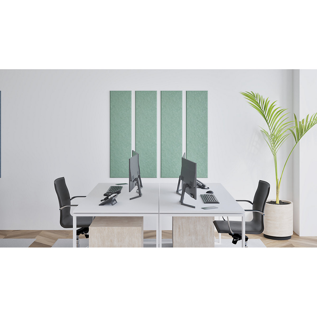 Panneau acoustique mural – eurokraft basic (Illustration du produit 7)-6