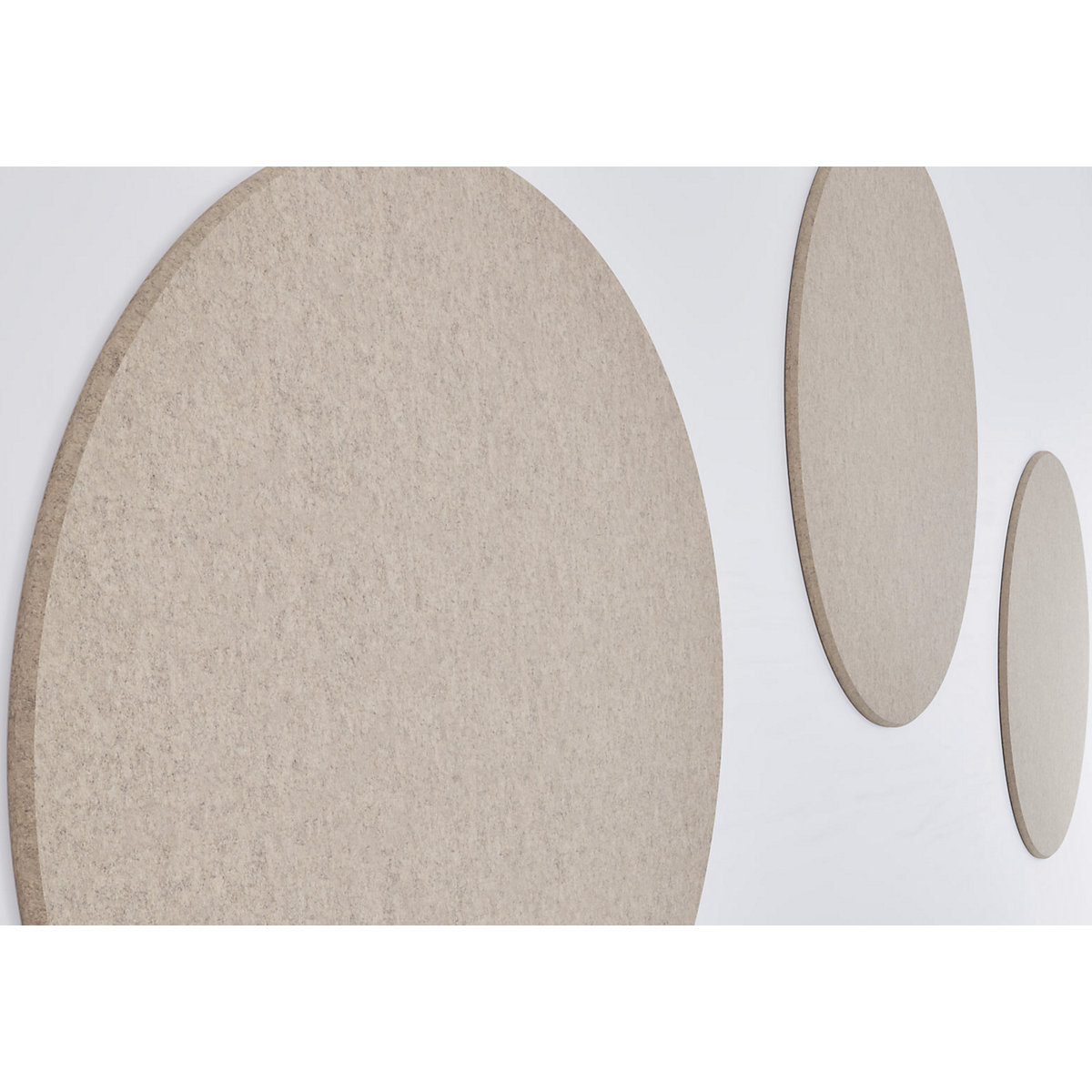 Panneau acoustique suspendu en feutre PET – eurokraft basic (Illustration du produit 18)-17