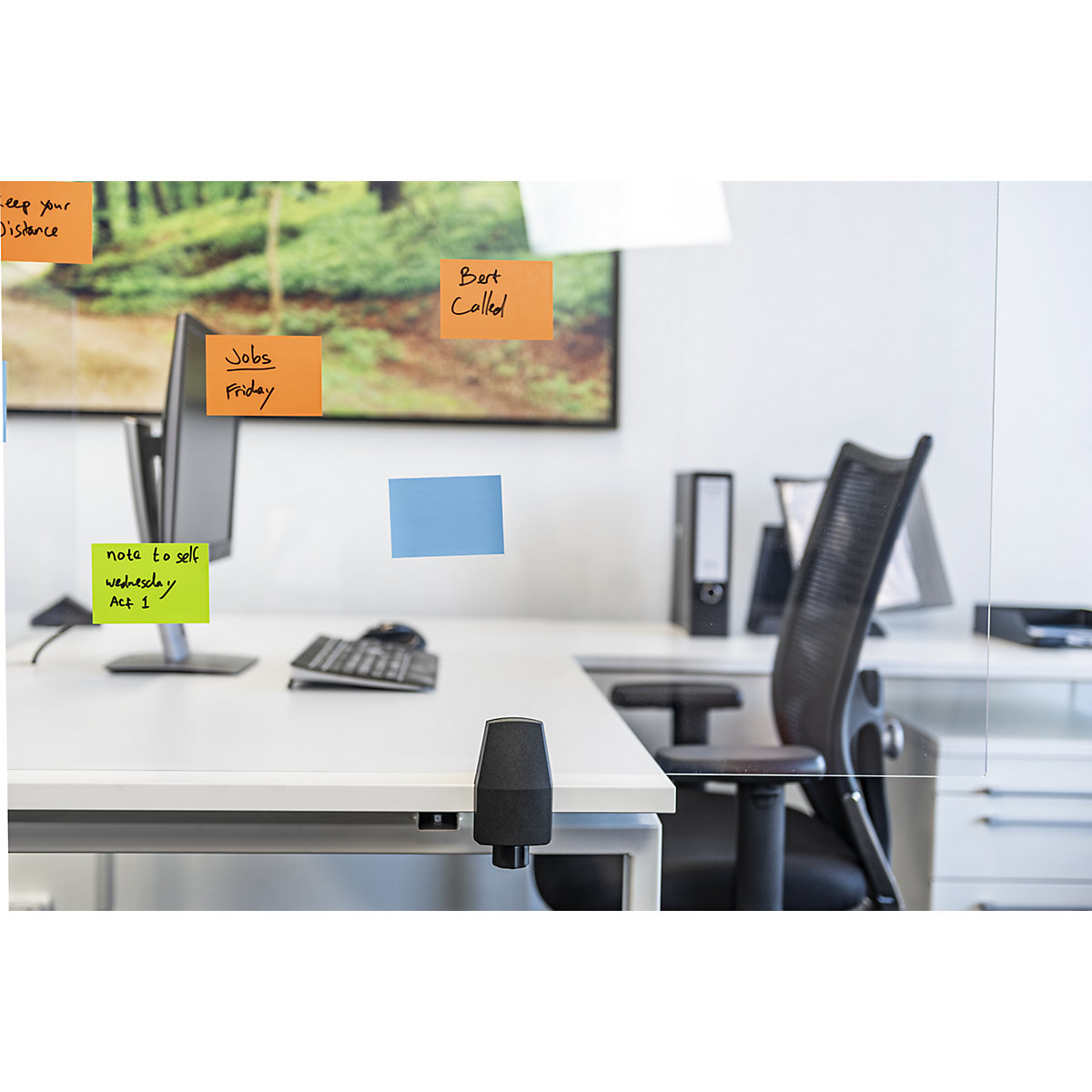 Séparateur de table pour poste de travail individuel – SMIT VISUAL (Illustration du produit 4)-3