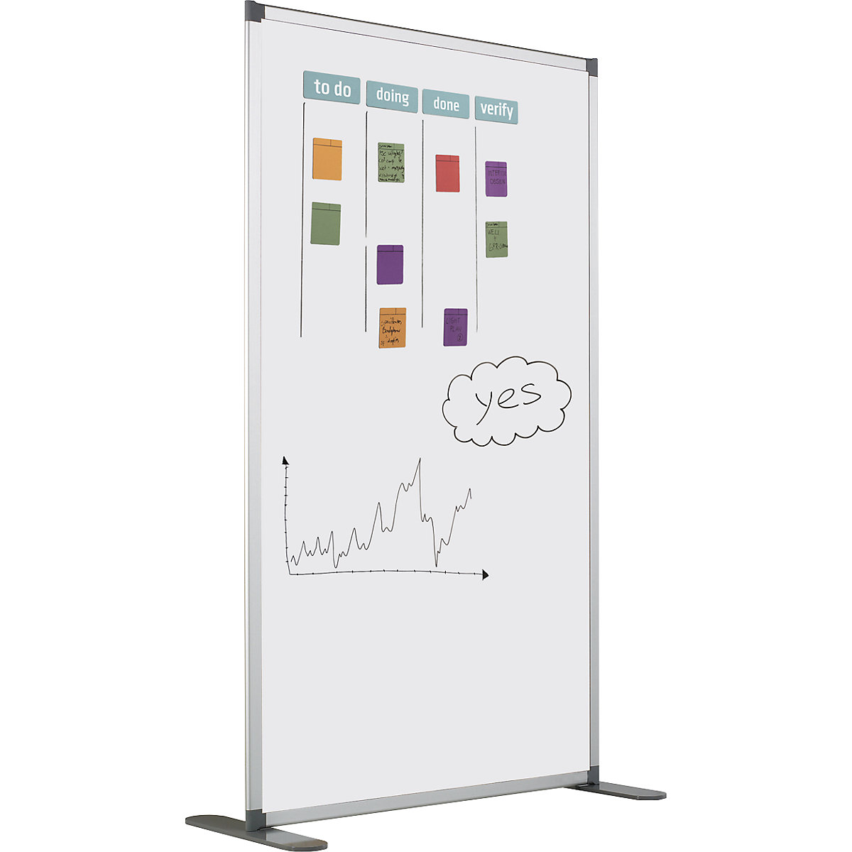 Tableau blanc hygiénique – SMIT VISUAL (Illustration du produit 3)-2