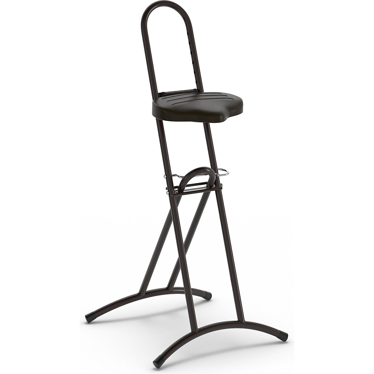 Assis-debout à assise pivotante