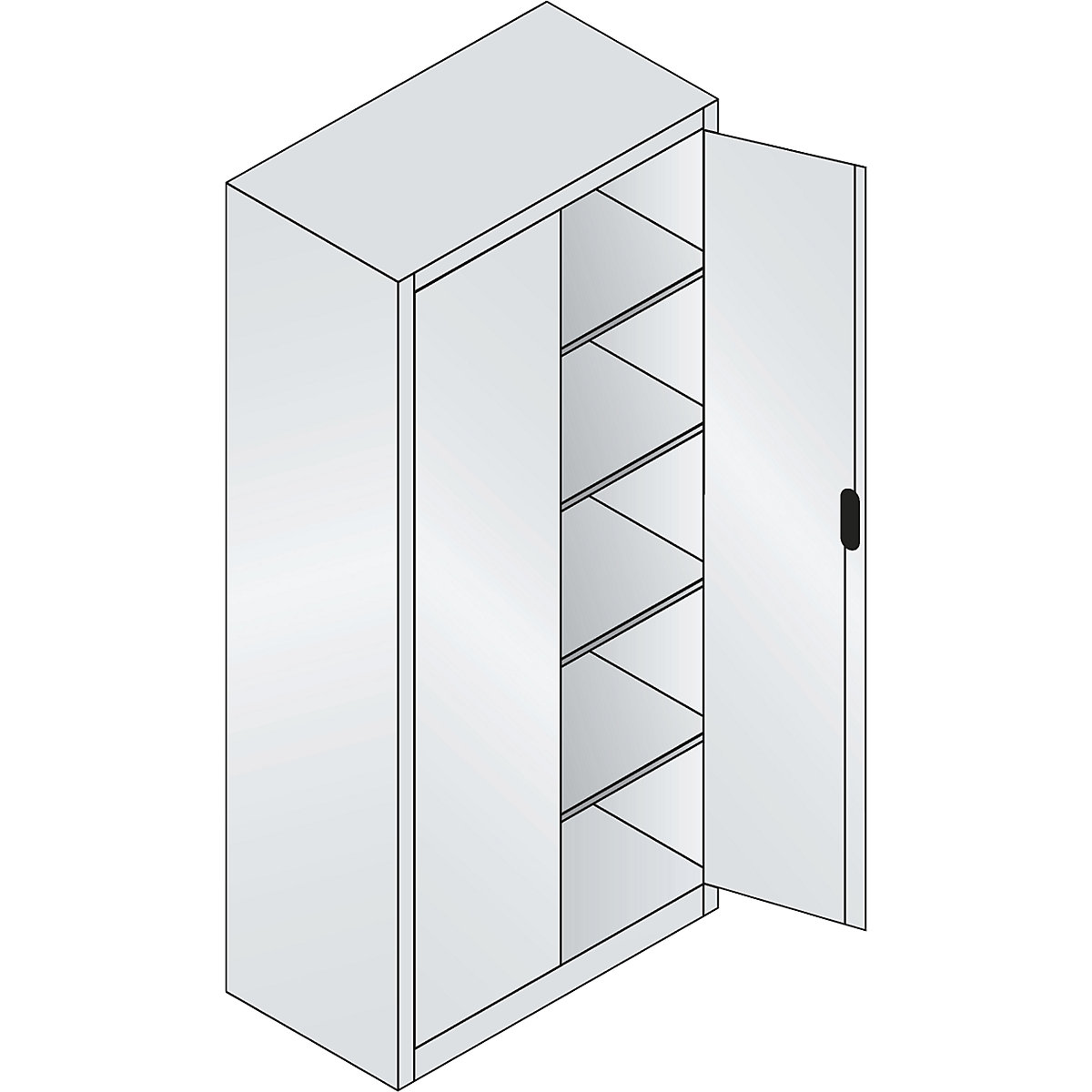 CP ACURADO Aktenschrank: BxT 930 x 400 mm | KAISER+KRAFT Deutschland